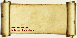 Hana Kosjerina vizit kartica